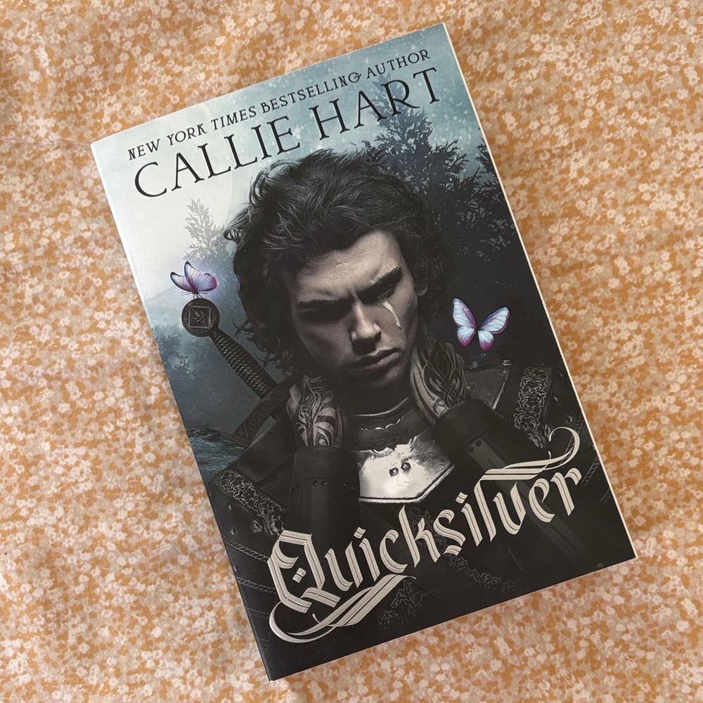 Calle Hart "Quicksilver" Paperback Book - Dark Teal & Black Cover